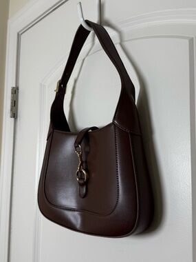 Brown shoulder bag